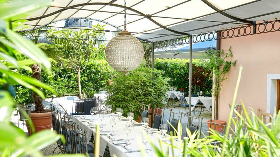 Tafel im Gastgarten | © Zum Buberlgut
