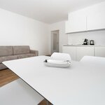 Photo of Hotel suite, shower and bath, toilet