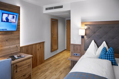 Stilvolle Einzelzimmer mit Dusche & WC