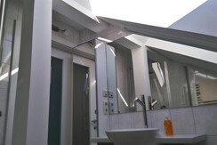 Bathroom with tub and shower