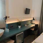 Photo of double room with shared bathroom