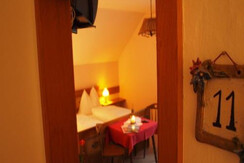 Doppelzimmer Blick Eingang