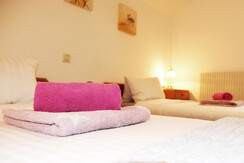 Bequemes Zweibettzimmer