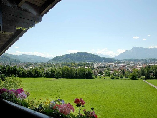 Blick zur Stadt Salzburg | © Haus Salzburgblick