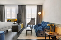 Suite mit offenem Bad