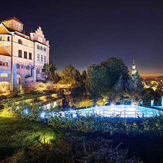 Außenansicht Abend | © Hotel Schloss Mönchstein