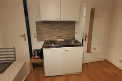 Queensize-Zimmer Kochnische