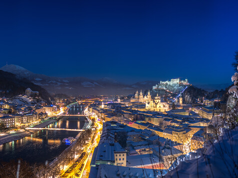 Salzburg Old Town in Winter | © Tourismus Salzburg GmbH