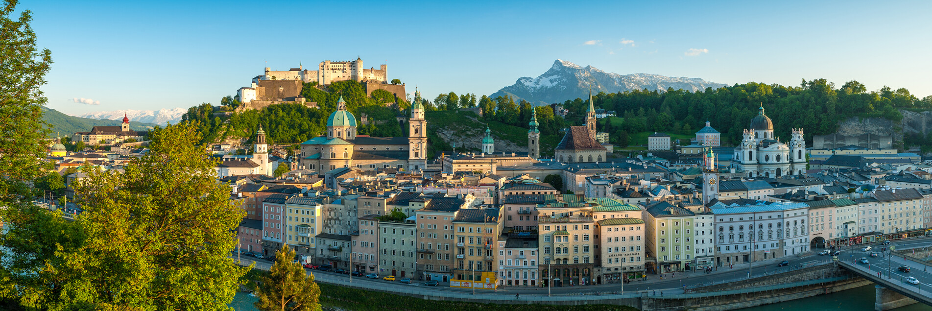 Salzburg panorama with the view on the old town of Salzburg | © Tourismus Salzburg