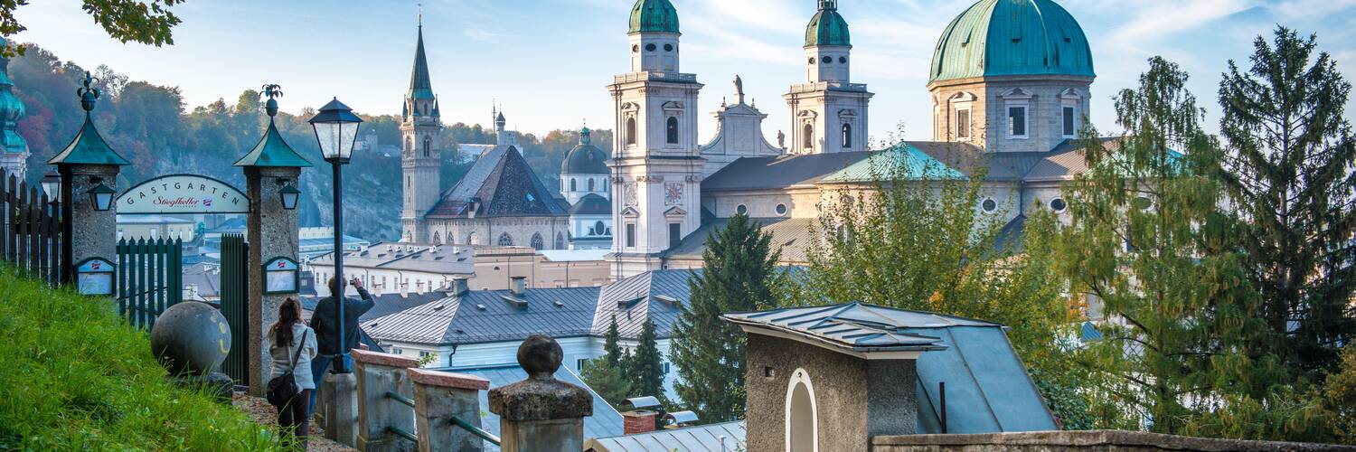 Salzburger Dom vom Festungsberg aus gesehen | © Tourismus Salzburg / G. Breitegger