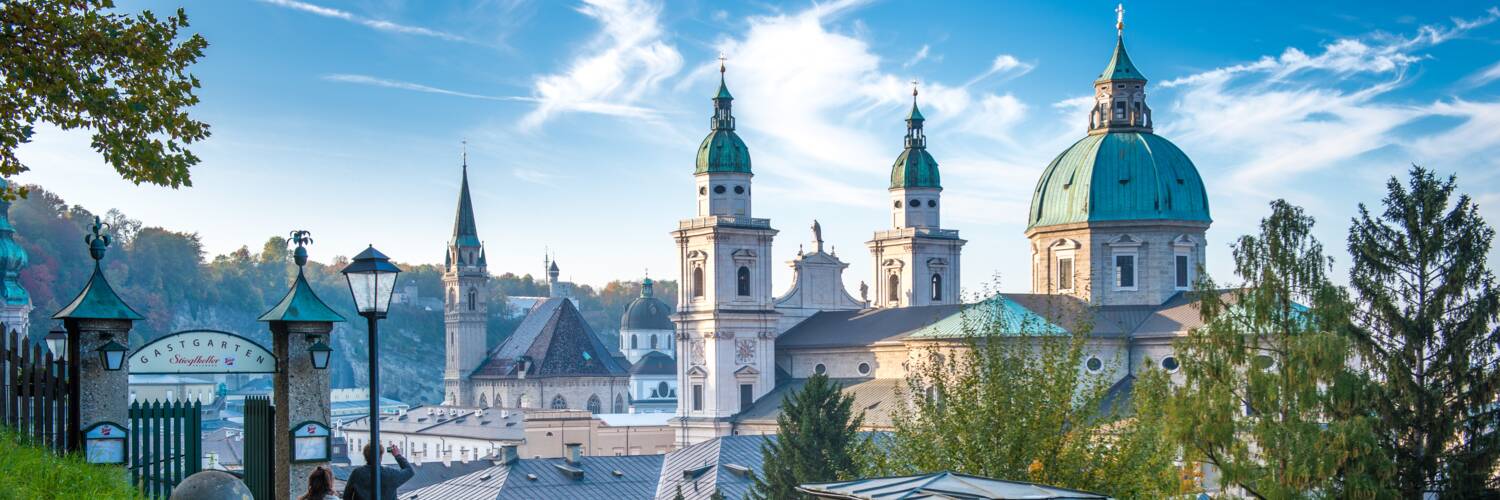 Salzburg Cathedral seen from the Festungsberg | © Tourismus Salzburg / G. Breitegger