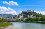 View from Müllnersteg at Salzburg  | © Tourismus Salzburg / G. Breitegger