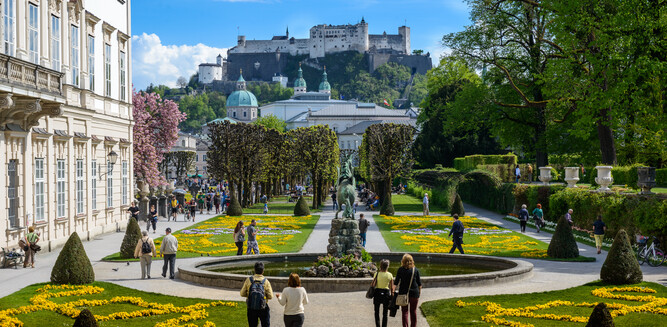 Mirabell garden in Salzburg in Spring | © Tourismus Salzburg / G. Breitegger