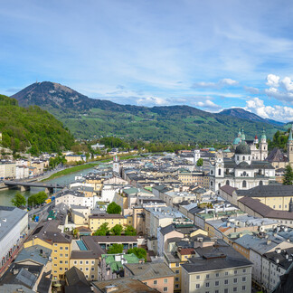 Salzburg Panorama from Mönchsberg | © Tourismus Salzburg / G. Breitegger